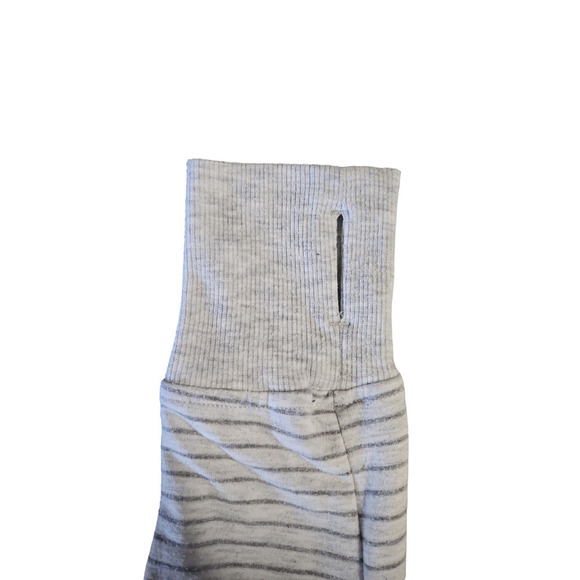 Danskin Striped Sweatshirt w/Thumb Loops - Picture 6 of 8